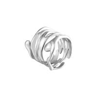 Žalvarinis Atidaryti Finger Ring, padengtą, Reguliuojamas & unisex, daugiau spalvų pasirinkimas, Pardavė PC