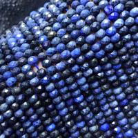 Sodaliet kralen, gepolijst, DIY & gefacetteerde, blauw, 4x6mm, Per verkocht Ca 38 cm Strand