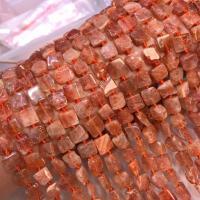 Strawberry Quartz goutte, poli, DIY, rouge, 9x9mm, Vendu par Environ 38 cm brin