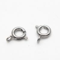 Cruach dhosmálta Ring Earraigh Clasp, 304 Cruach dhosmálta, DIY & unisex, dath bunaidh, Díolta De réir PC