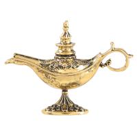 Zinc Alloy Brocher, Lampe af Aladdin, forgyldt, mode smykker & for kvinde, flere farver til valg, nikkel, bly & cadmium fri, 47x34mm, 10pc'er/Lot, Solgt af Lot