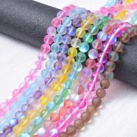 Natuurlijke maansteen kralen, DIY, meer kleuren voor de keuze, 8mm, Ca 47pC's/Strand, Per verkocht Ca 15 inch Strand