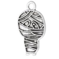 Sinc Alloy Pendants, mummy, dath airgid antique plátáilte, unisex, airgid, nicil, luaidhe & caidmiam saor in aisce, 13x22x1mm, Poll:Thart 2mm, Díolta De réir KG