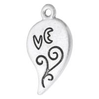 Zinc Alloy Pendants antique silver color plated Unisex silver color nickel lead & cadmium free Approx 2mm Sold By KG