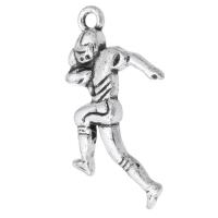 Zinc Alloy Pendants antique silver color plated Unisex silver color nickel lead & cadmium free Approx 2mm Sold By KG