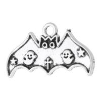 Zink Alloy Animal Hängen, SLAGTRÄ, antik silver pläterad, Unisex, silver, nickel, bly och kadmium gratis, 25x13x1.50mm, Hål:Ca 2mm, Säljs av KG