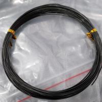 Aluminium wire Cord gun black plated DIY black nickel lead & cadmium free Sold By Spool