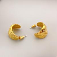 Brass Stud Earring 18K gold plated fashion jewelry & for woman nickel lead & cadmium free Sold By Pair