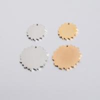 ステンレス鋼ジュエリーペンダント, 304ステンレススチール, DIY & 異なるサイズの選択, 無色, 18mm,25mm, 穴:約 1.6mm, 売り手 パソコン