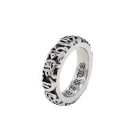 Bague en acier inoxydable, Acier inoxydable 304, normes différentes pour le choix & pour homme & noircir, couleur originale, 6mm, Taille:7-12, Vendu par PC