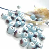 Glazed Porcelain Beads DIY Approx Sold By Bag