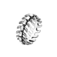 Vinger Ring in edelstaal, 304 roestvrij staal, verschillende grootte voor keus & voor de mens, oorspronkelijke kleur, 10mm, Maat:7-12, Verkocht door PC