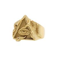 Bague en acier inoxydable, Acier inoxydable 304, triangle, normes différentes pour le choix & pour homme, plus de couleurs à choisir, Taille:7-13, Vendu par PC