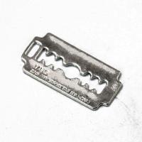 Zinc Alloy Pendler, Razor Blade, antik sølv farve forgyldt, Unisex, sølv, nikkel, bly & cadmium fri, 19x38x1.20mm, Solgt af PC