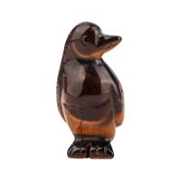 Ædelsten Dekoration, Penguin, Carved, forskellige materialer til valg, flere farver til valg, 47x30mm, Solgt af PC