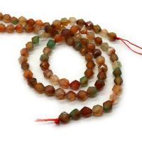 Agaat kralen, Multicolour Agate, Ronde, DIY & verschillende grootte voor keus & gefacetteerde, gemengde kleuren, Per verkocht Ca 14.96 inch Strand