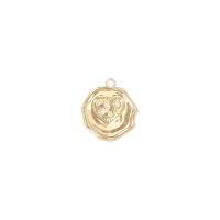 Brass Jewelry Pendants gold color plated Sold By PC