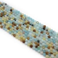 Holdkő Gyöngyök, Amazonite, Kerek, DIY & különböző méretű a választás & sokoldalú, kevert színek, Naponta eladott Kb 14.96 inch Strand