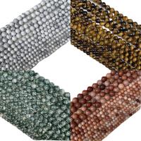 Grânulos de gemstone jóias, misto de pedras semi-preciosas, Roda, DIY & materiais diferentes para a escolha, Mais cores pare escolha, 4-12mm, vendido para Aprox 14.96 inchaltura Strand