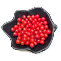 Perles de corail synthétiques, Rond, DIY & normes différentes pour le choix & semi-foré, rouge, Vendu par PC