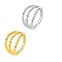 Edelstahl Nasepiercing Schmuck, 316 L Edelstahl, Kreisring, drei Schichten & Modeschmuck & verschiedene Größen vorhanden, keine, 1.0x8mm,1.0u00d710 mm, verkauft von PC