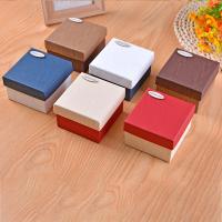 Jewelry Gift Box Paper Square hardwearing & dustproof Sold By PC