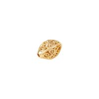 Messing Spacer Kralen, gold plated, hol, 8x12mm, Verkocht door PC