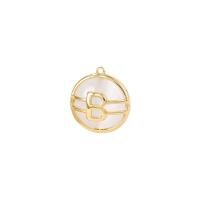 Cats Eye Hangers, Messing, met Cats Eye, Kalebas, gold plated, 14x14mm, Verkocht door PC