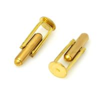 カフスボタン, 銅, DIY, 金色, 24.50x8mm, 売り手 パソコン