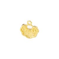 Brass Jewelry Pendants gold color plated Sold By PC