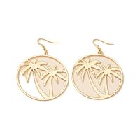 Zinc Alloy Drop Earrings fashion jewelry & for woman golden nickel lead & cadmium free Sold By Pair