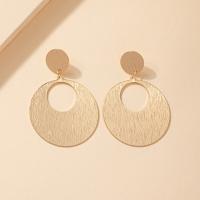 Zinc Alloy Drop Earrings fashion jewelry & for woman golden nickel lead & cadmium free Sold By Pair