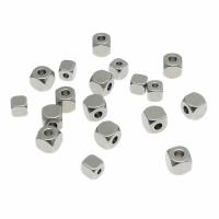 Stainless Steel Spacer Kralen, 304 roestvrij staal, machine gepolijst, DIY & verschillende grootte voor keus, oorspronkelijke kleur, 1.20mm, 100pC's/Bag, Verkocht door Bag