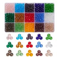 Fashion Glass Beads DIY multi-colored Sold By Box