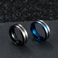 Edelstahl Ringe, 304 Edelstahl, Modeschmuck & verschiedene Größen vorhanden & für den Menschen, keine, 8mm, verkauft von PC