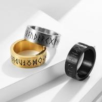 Stainless Steel Finger Ring 304 Stainless Steel polished fashion jewelry & Unisex 8mm Sold By PC