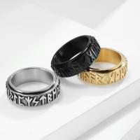 Edelstahl Ringe, 304 Edelstahl, poliert, Modeschmuck & unisex & verschiedene Größen vorhanden, keine, 8mm, verkauft von PC