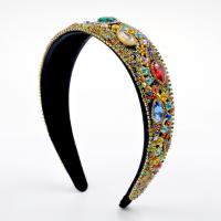 Hair Bands Velveteen fashion jewelry & for woman & with rhinestone Sold By PC