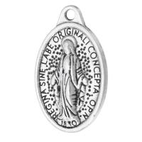 Zinc Alloy Pendler, Oval, antik sølv farve forgyldt, Unisex, sølv, nikkel, bly & cadmium fri, 16x25x3mm, Hole:Ca. 2mm, Solgt af KG