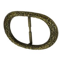 Zinc Alloy Dekorative Buckle, antik bronze farve forgyldt, du kan DIY, nikkel, bly & cadmium fri, 55x38x4mm, Solgt af KG