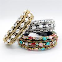 Hair Bands Velveteen with Sponge fashion jewelry & for woman & with rhinestone 30mm Sold By PC