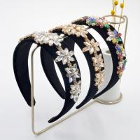 Hair Bands Velveteen fashion jewelry & for woman & with rhinestone Sold By PC