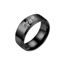 Titanium Steel Finger Ring plated & for man Sold By PC