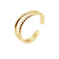 Titantium acciaio Anelli Cuff, placcato, Regolabile & unisex & cavo, nessuno, 5mm, Venduto da PC