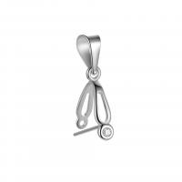 925 Sterling zilveren hanger Bail, plated, DIY & met strass, meer kleuren voor de keuze, 2.70x17mm, Verkocht door PC