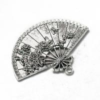 Zinc Alloy Pendants Fan plated vintage & Unisex nickel lead & cadmium free Sold By PC