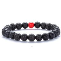 Gemstone Bracelets Round handmade elastic & Unisex 8mm Length 7.5 Inch Sold By PC