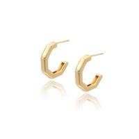 Goujon Laiton, Placage de couleur d'or, pour femme, 20mm, Vendu par paire