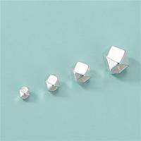 925 sterling silver Spacer Bead, Polygon, DIY & olika storlek för val, silver, 5PC/Lot, Säljs av Lot