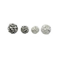 925 Sterling Silber Perlen, 925er Sterling Silber, DIY & verschiedene Größen vorhanden & hohl, keine, 5PCs/Menge, verkauft von Menge